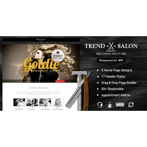 Trend Salon WordPress Teması