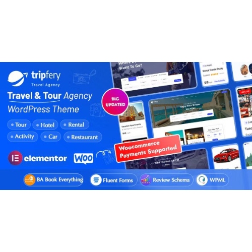 Tripfery – Seyahat ve Tur Rezervasyonu WordPress Teması