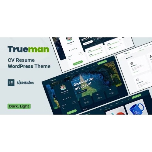 Trueman – CV Özgeçmiş WordPress Teması