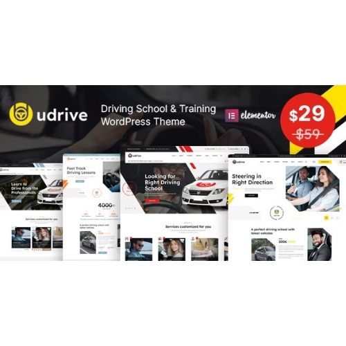 Udrive – Sürücü Kursu WordPress Teması