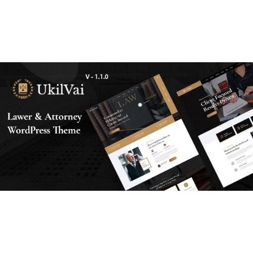 Ukilvai – Avukat ve Avukat WordPress Teması