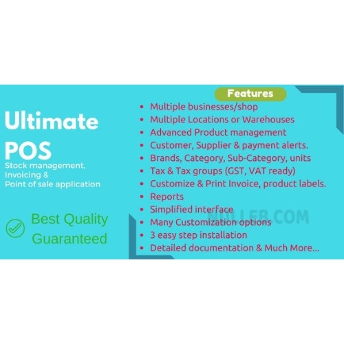 Ultimate POS – En İyi ERP, Stok Yönetimi, Satış Noktası ve Faturalama uygulaması