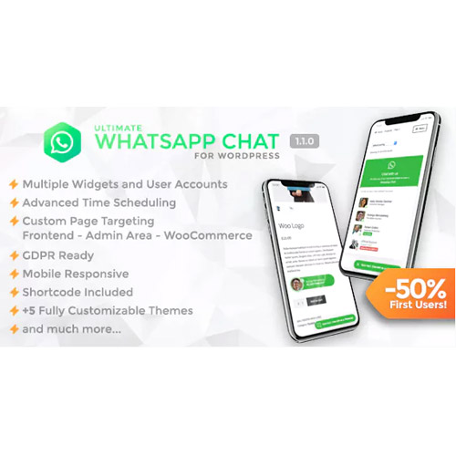 Ultimate WhatsApp Sohbet – WordPress WhatsApp Sohbet Destek Eklentisi Ultimate WhatsApp Sohbet – WordPress WhatsApp Sohbet Destek Eklentisi - Görsel 1