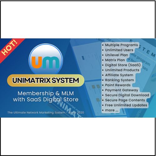 UniMatrix SaaS Üyeliği – MLM Komut Dosyası