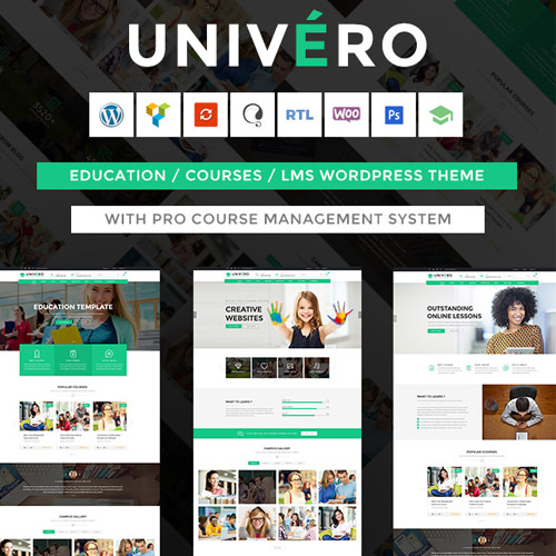 Univero | Eğitim LMS ve Kursları WordPress Teması