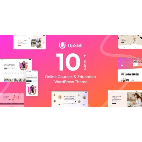 UpSkill – Çevrimiçi Eğitim Kursları LMS WordPress Teması
