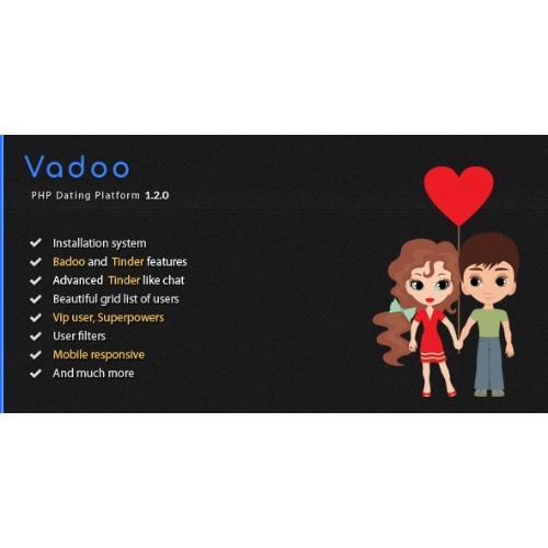 Vadoo – Sosyal ağ flört komut dosyası | Sosyal Ağ
