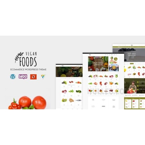 Vegan Gıda – Organik Mağaza Duyarlı WooCommerce WordPress Teması