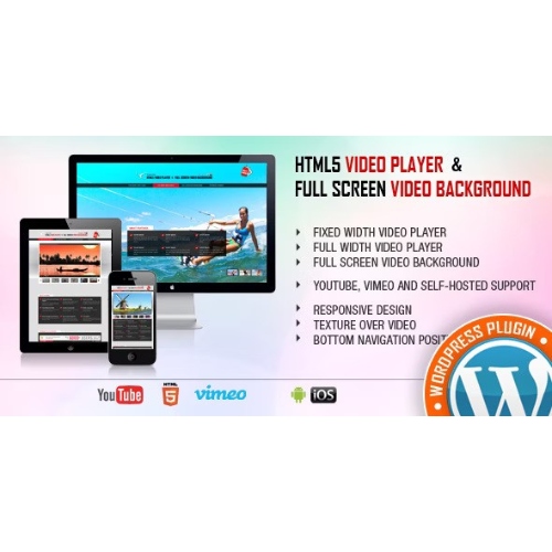 Video Oynatıcı ve Tam Ekran Video Arka Planı – WP Eklentisi