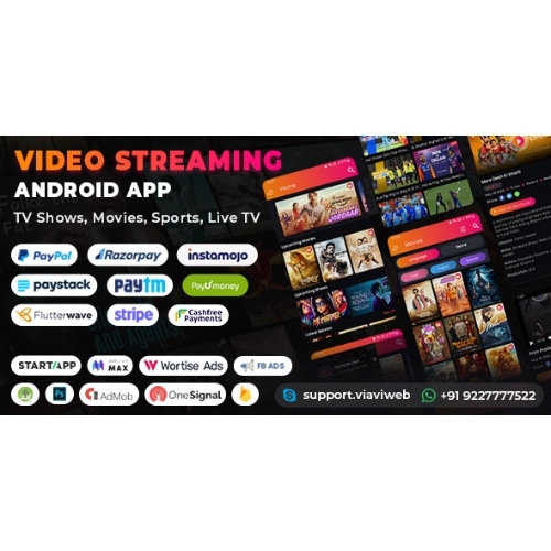 Video Yayını Android Uygulaması (TV Programları, Filmler, Spor, Video Yayını, Canlı TV)
