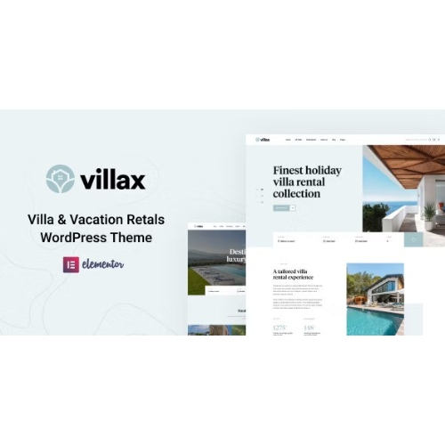 Villax – Villa ve Tatil Kiralama WordPress Teması