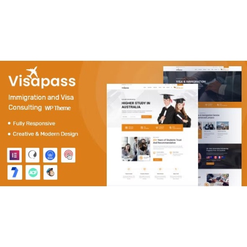 Visapass – Göçmenlik Danışmanlığı WordPress Teması + RTL