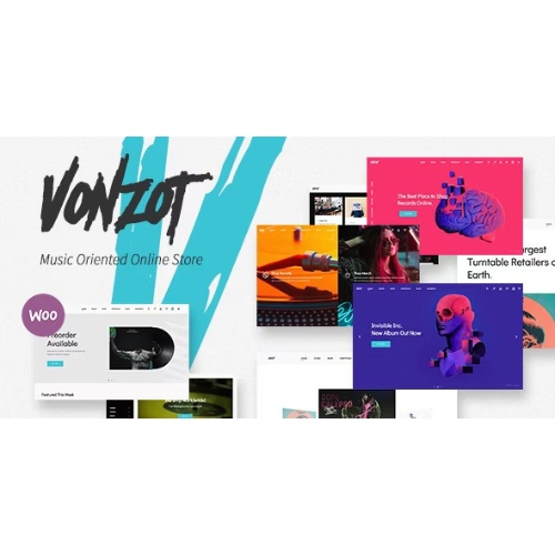 Vonzot – Müzik Odaklı WooCommerce Teması