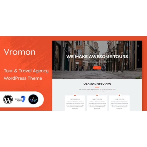 Vromon – Tur ve Seyahat Acentası WordPress Teması Vromon – Tur ve Seyahat Acentası WordPress Teması - Görsel 1
