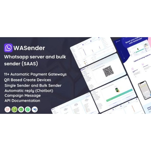 WhatSender – Whatsapp sunucusu ve toplu gönderen (SAAS)