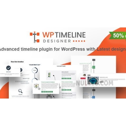 WP Timeline Designer Pro – WordPress Zaman Çizelgesi Eklentisi