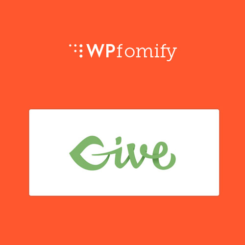 WPFomify GIVE Eklentisi WPFomify GIVE Eklentisi - Görsel 1