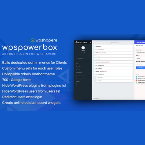 WPSPowerbox – WPShapere WordPress Yönetici Teması Eklentisi