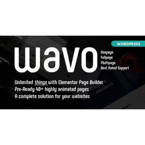 Wavo – Yaratıcı Portföy ve Ajans Teması