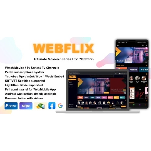 WebFlix – Filmler – Diziler – Canlı TV Kanalları – Abonelik