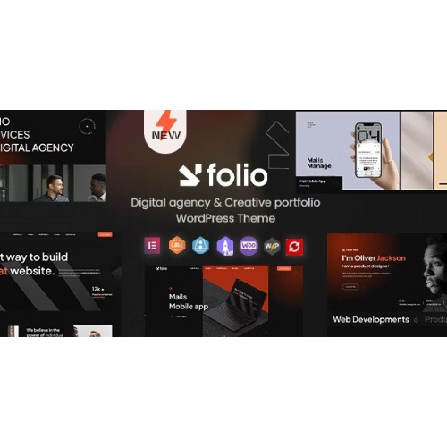 Webfolio – Yaratıcı Portföy ve Dijital Ajans WordPress Elementor Teması
