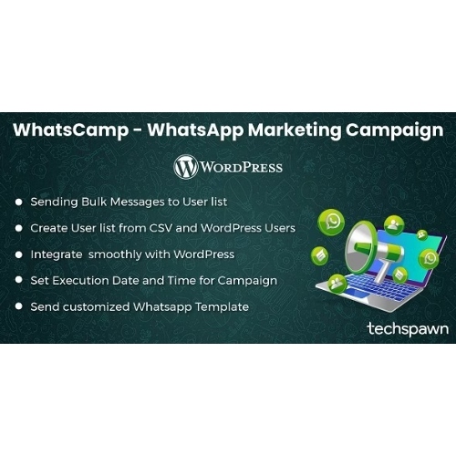 WhatsCamp – WordPress için WhatsApp Pazarlama Kampanyası
