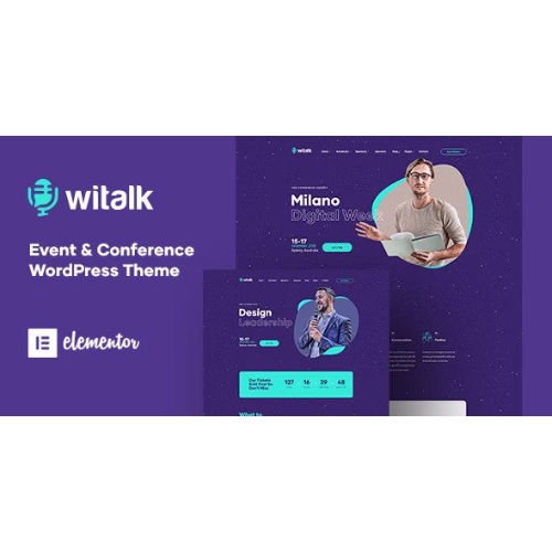WiTalk – Etkinlik ve Konferans WordPress Teması