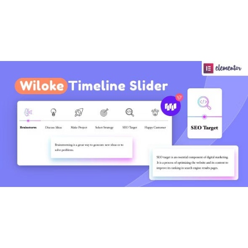 Elementor için Wiloke Zaman Çizelgesi Kaydırıcısı