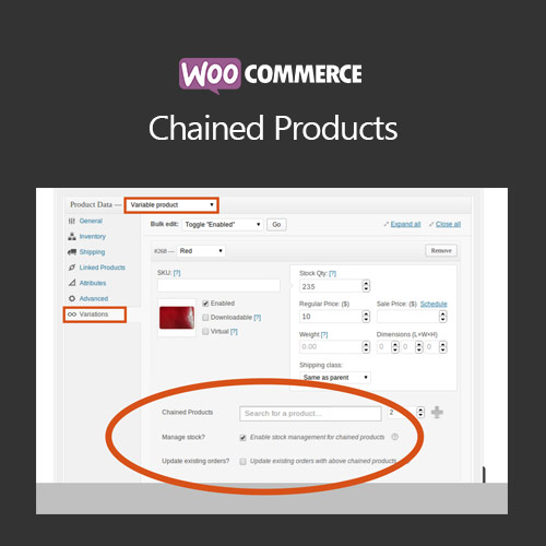 WooCommerce Zincirli Ürünler