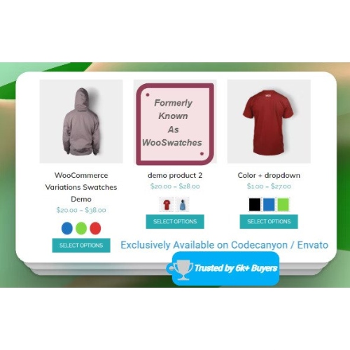 WooCommerce Renk veya Görüntü Değişikliği Renk Örnekleri
