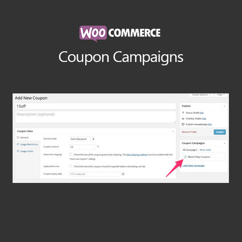 WooCommerce Kupon Kampanyaları