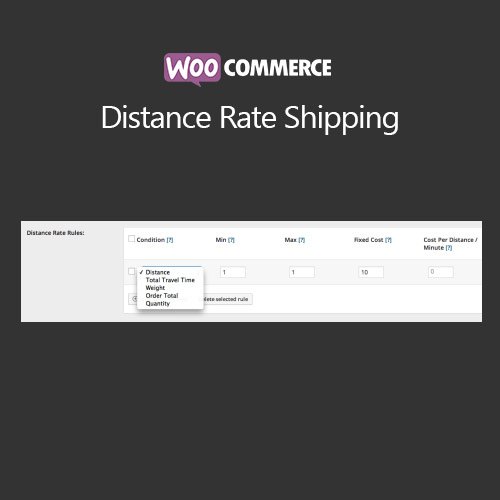 WooCommerce Mesafe Ücreti Gönderimi WooCommerce Mesafe Ücreti Gönderimi - Görsel 1