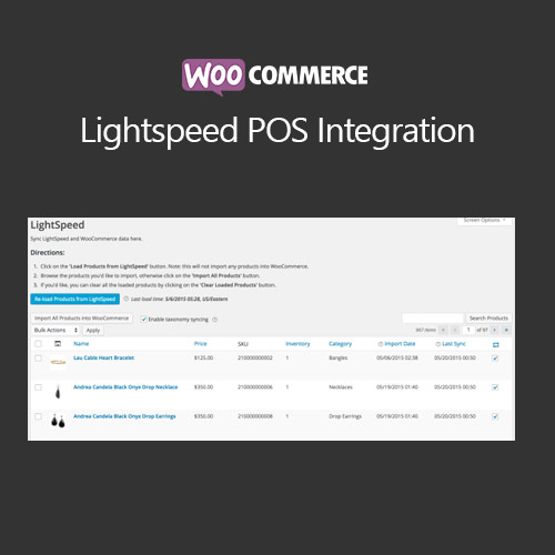 WooCommerce Lightspeed POS Entegrasyonu