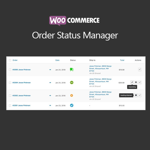 WooCommerce Sipariş Durumu Yöneticisi