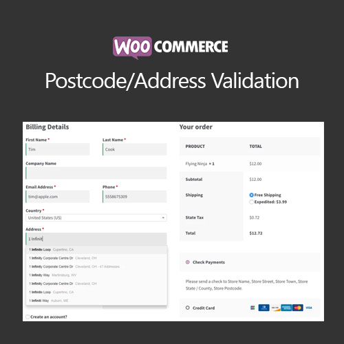 WooCommerce Posta Kodu/Adres Doğrulaması