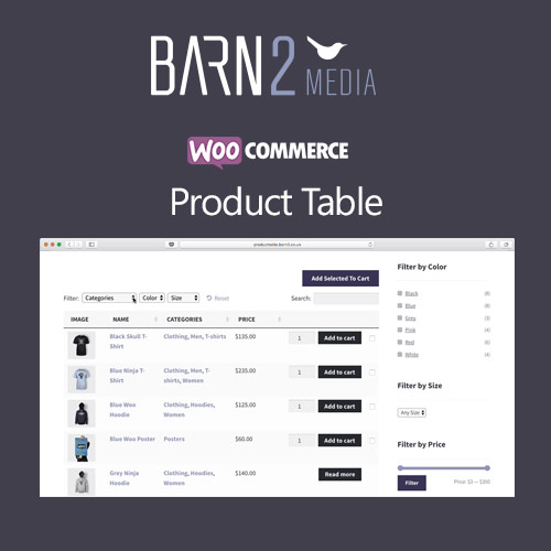 WooCommerce Ürün Tablosu