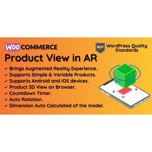 AR'de WooCommerce Ürün Görünümü (Artırılmış Gerçeklik) | 3D Ürün Görünümü