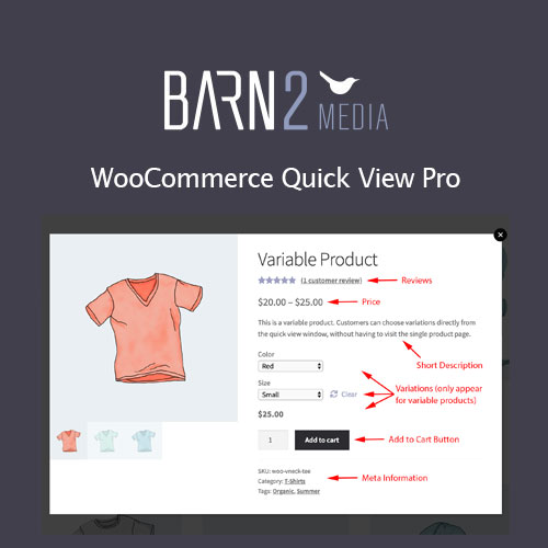 Barn2'den WooCommerce Hızlı Görünüm Pro