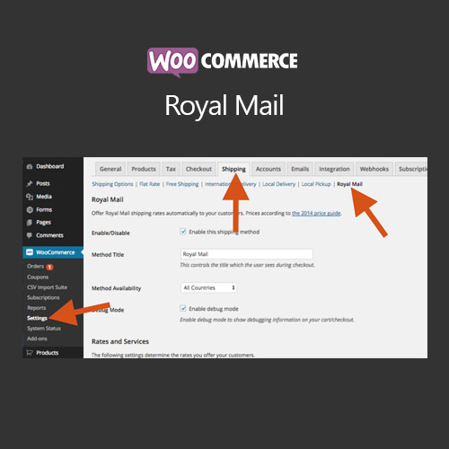 WooCommerce Kraliyet Postası