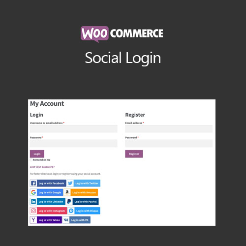 WooCommerce Sosyal Giriş