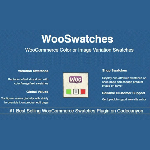 WooSwatches – Woocommerce Renk veya Görüntü Varyasyon Renk Örnekleri