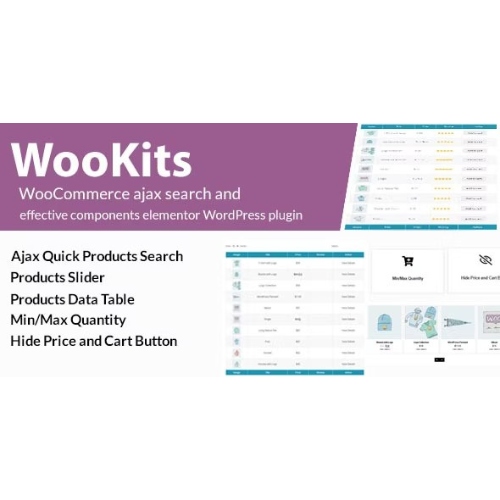 Wookits – WooCommerce ajax arama ve etkili bileşenler elementor WordPress eklentisi Wookits – WooCommerce ajax arama ve etkili bileşenler elementor WordPress eklentisi - Görsel 1