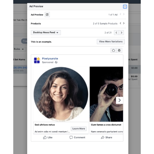 Facebook Dinamik Reklamları için WordPress Akışı