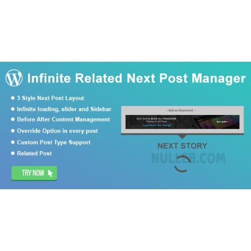 WordPress Infinite İlgili Sonraki Gönderi Yöneticisi