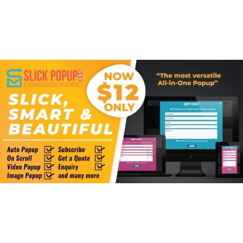 WordPress Açılır Pencere Eklentisi – Slick Popup Pro
