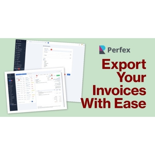 Perfex CRM için E-Fatura aktarımına sahip XML Araç Seti.