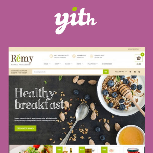 YITH Remy – Yemek ve Restoran WordPress Teması
