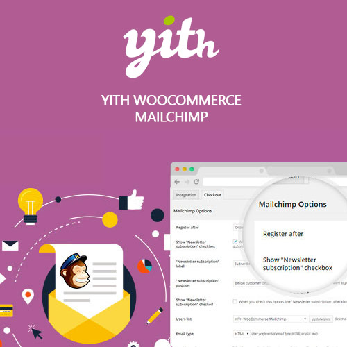 YITH WooCommerce Mailchimp Premium YITH WooCommerce Mailchimp Premium - Görsel 1