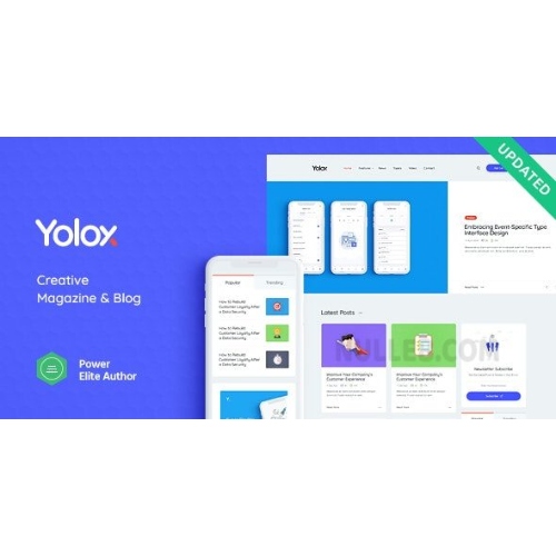Yoloks | İşletmeler ve Startuplar için Modern WordPress Blog Teması