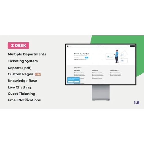 Z Desk – Bilgi Tabanı ve SSS ile Destek Bilet Sistemi